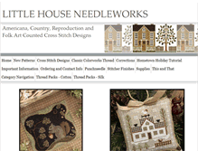 Tablet Screenshot of littlehouseneedleworks.com